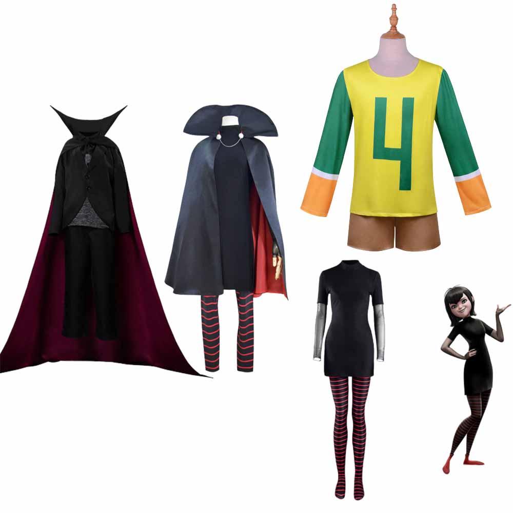 Hotel Transylvania Draculaura Mavis Jonathan Vampire Xmas Party Cosplay Costume