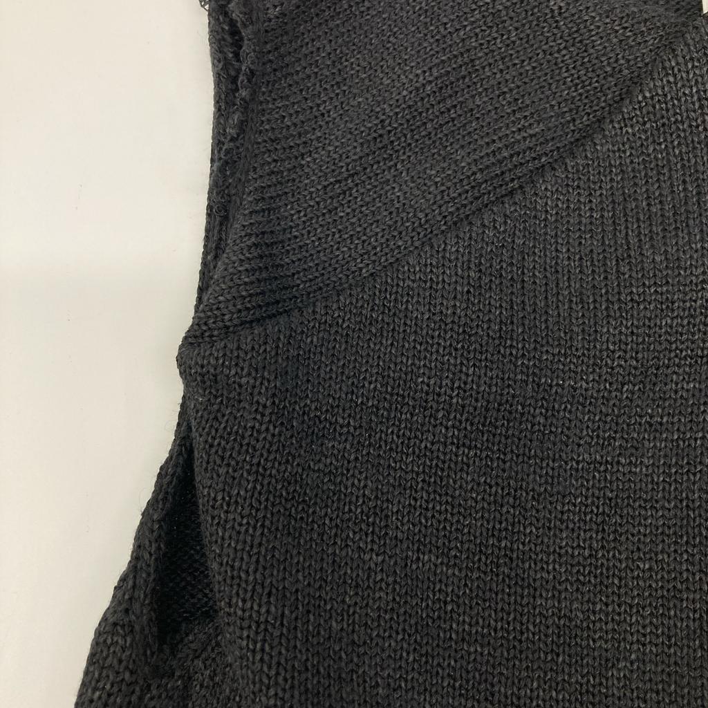 JIL SANDER JSWS751308 Black Knit Sleeveless Top tops 34 blackUsed