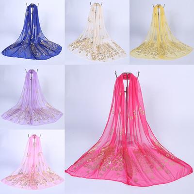Women Peacock Scarf Long Soft Spring Autumn Wrap Twelve Colors Beach Shawl