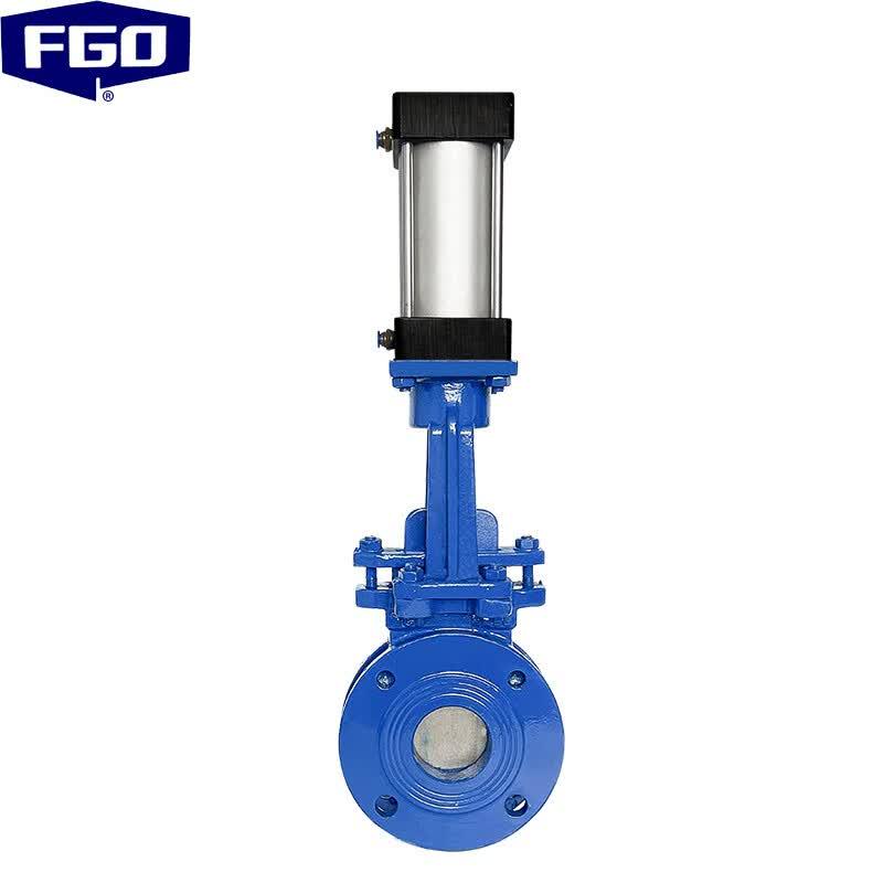 FGO Pneumatic Carbon Steel Knife Gate Valve