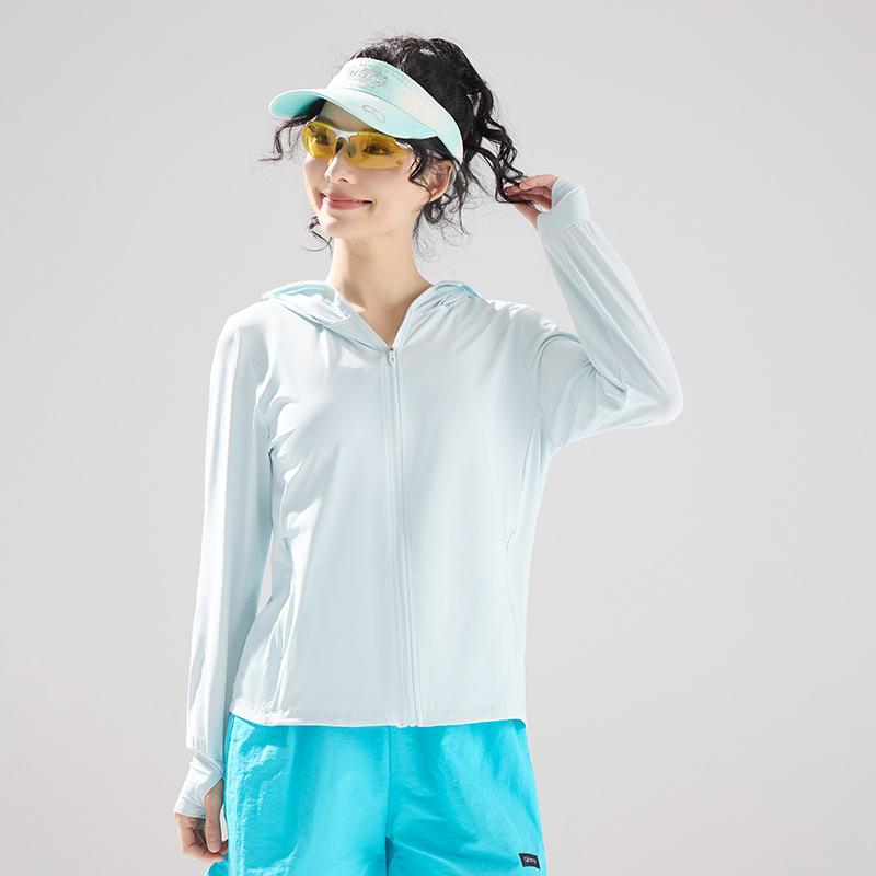 Couple's Ice Silk UV Protection Clothing - Ultra-thin, Breathable, Quick-drying, and Cooling Summer Wear.