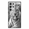 For Samsung S25 S 25 Ultra Hard Tempered Glass Case Capa Coque Bumper For Samsung Galaxy S 24 S24+ FE Wolf Phone Back Cover