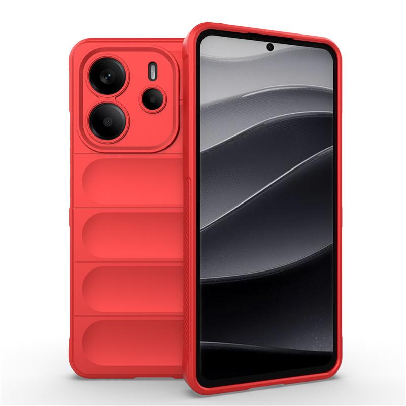 For Redmi Note 14 4G 24117RN76G Global Cover For Redmi Note 14 Case 6.67 inch Rubber Shockproof Soft Silicone Protective Bumper