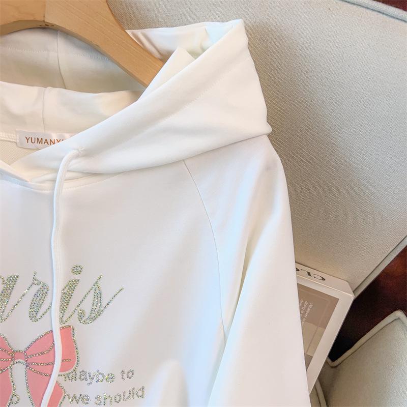 Plus Size Autumn Hooded Sweatshirt, Chest Circumference 150/160, Loose Fit for 200-350 Jin