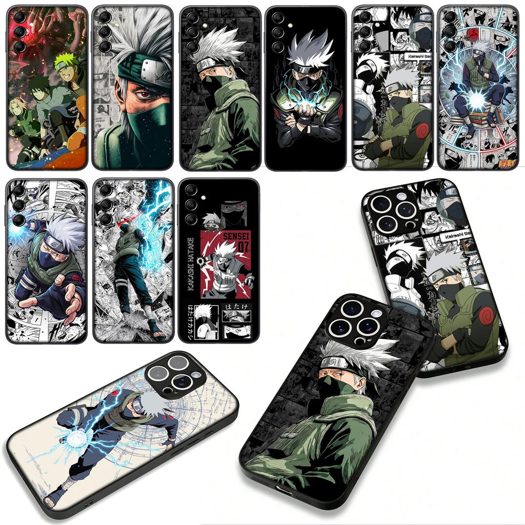 Anime Kakashi Hatake Narutos Phone Cover Case for Apple iPhone 16 15 14 Plus 13 12 Mini 17 Pro Max + ProMax 16E Air 16+ Casing