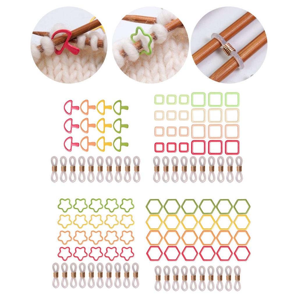 Maschenmarkierer Abnehmbar Handgefertigt Handwerk Verschlussmarkierer für Pullover Strickwerkzeug Schal Weben DIY Handgefertigt Handwerk Häkeln