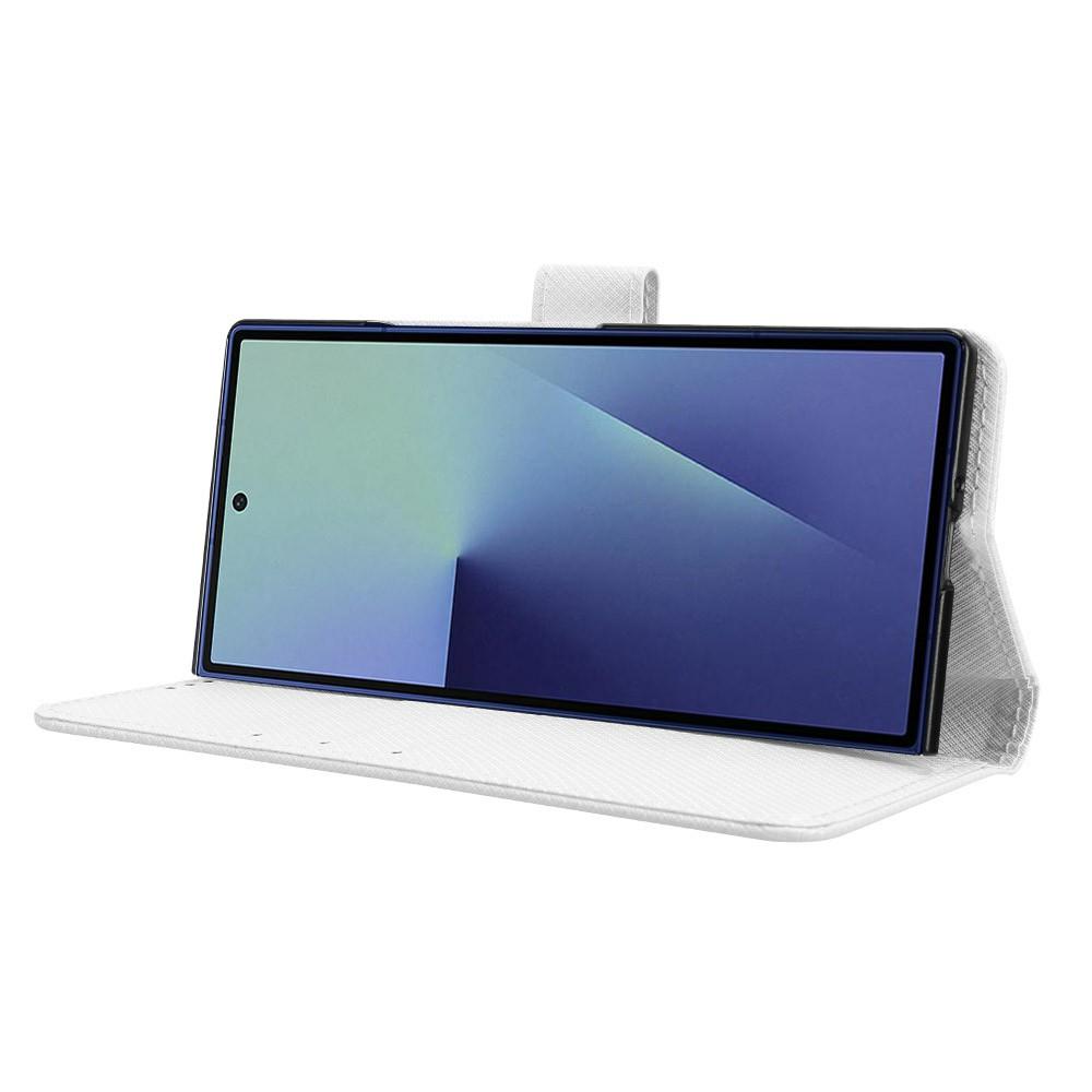 For Samsung Galaxy Z Fold7 5G Case with Pencil Holder,PU Leather Diamond Texture Wallet Phone Cover