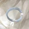 Baroque Natural Freshwater Pearl Beaded Bracelet Women's High-end Sense Light Luxury Niche Design Sense Versatile Jewelry