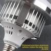 High-Power LED Mushroom Lamp for Warehouse Lighting Manual Switch Control 6500K Color Temperature Aluminum+PC Construction E27