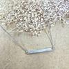 Suji Stickbar Silver Necklace