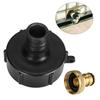 1pc IBC Tote Barrel Faucet - Durable Plastic, Garden Hose Adapter for Watering & Lawn Care