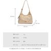 Stylish, simple and high-end single shoulder armpit bag women's new super soft temperament commuter dumpling oblique span bag