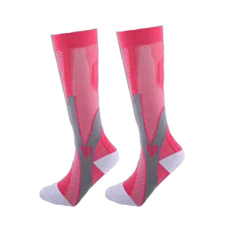 

Professional Compression Running & Sports Calf Socks for Men & Women - Breathable & Mid-Calf, Ideal for Marathon, Fitness, Basketball, Jump Rope. S/M (35-39) маджента
