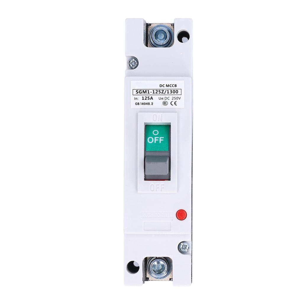 Circuit Breaker 1P MCCB Solar Battery Isolator Protector 125A 250V