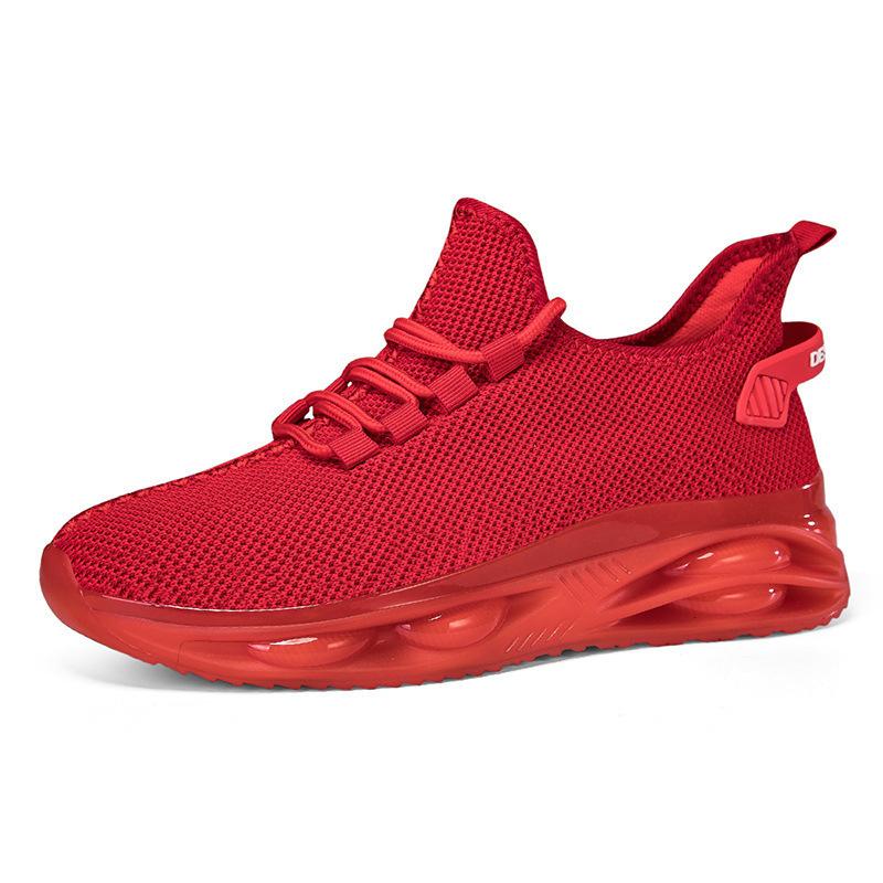 Light Running Shoes for Men Knitted Mesh Casual Sneakers Breathable Walking Jogging Sports Shoes Outdoor Trainers