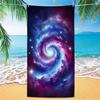 Starry Sky Beach Towel, Digital Printing Thin Quick-Dry Anti-Sand Microfiber Lightweight for Swim, Yoga, Travel, Gym, Gift