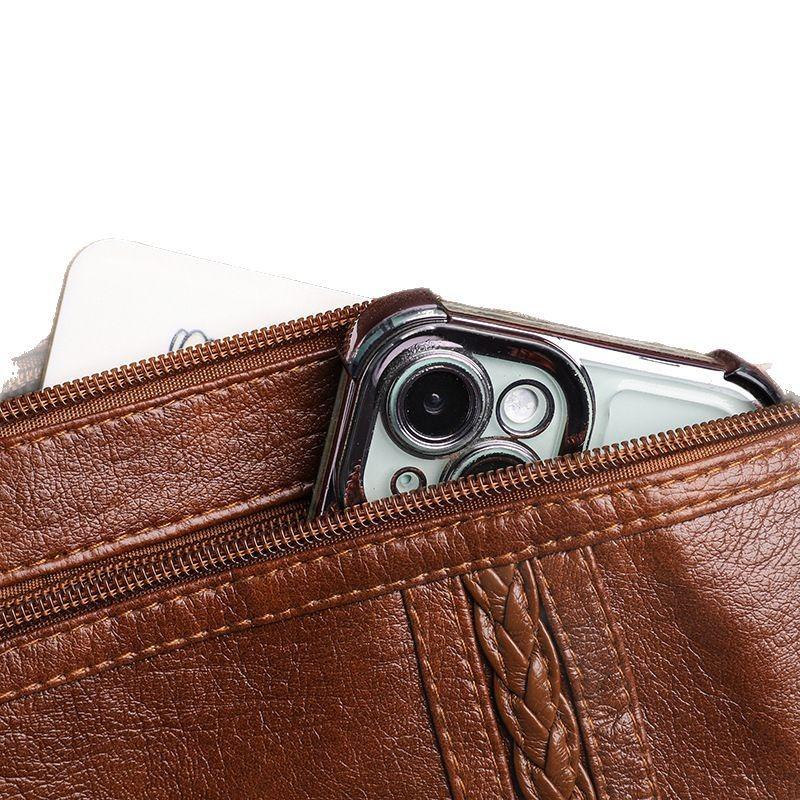 Multi Functional Single Shoulder Retro Commuting Tote Bag