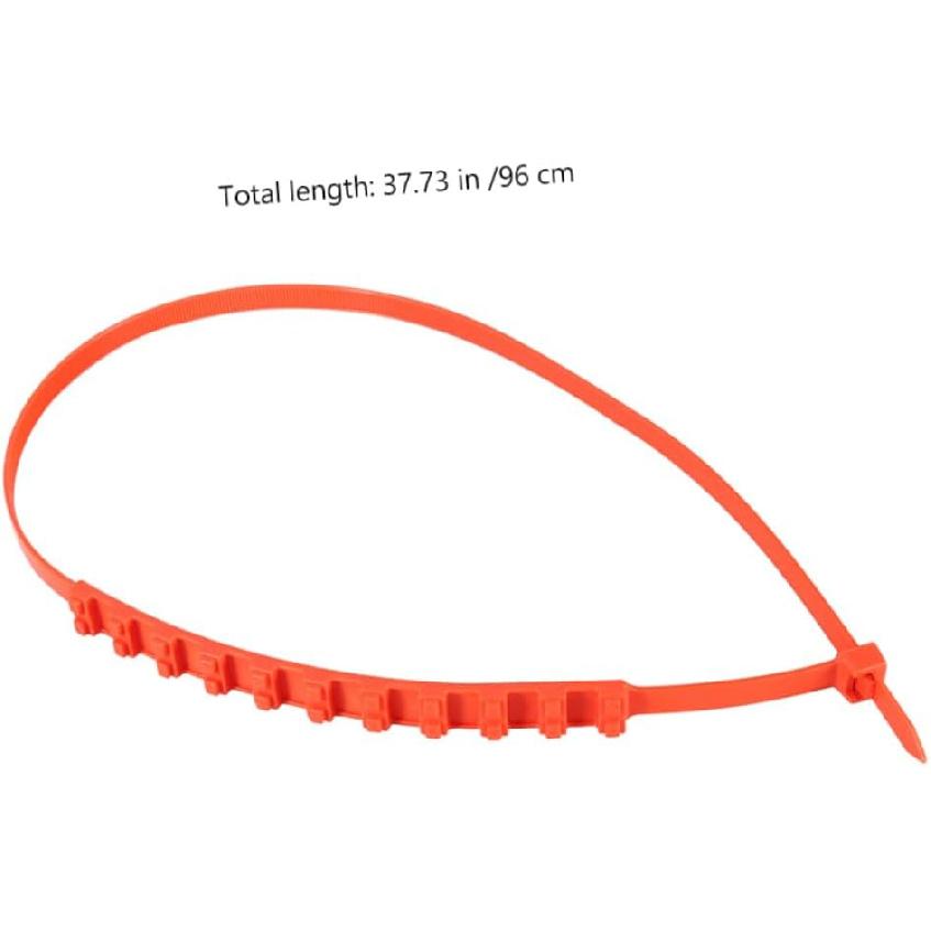 PRETYZOOM 10-Piece Tire Chain Set Sturdy Nylon Anti-Skid Snow Chains for Cars and SUVs Essential for Winter Driving and Emergency Traction on Snow