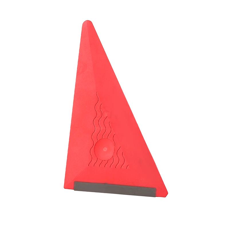 

Automotive Film Sticking Tool Silicone Soft Scraper Film Pasting Construction Scraper Triangular Silicone Scraper красный