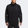 Adidas Outdoor Sports Half-Zip Pullover Sweatshirt Men Sweatshirt Black HE7371