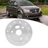 Universal Steering Wheel to Grant 3 Hole 0.5in Hub Spacer Pad for 6 Hole Adapter(Silver)