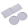 HUA Double-Sided Small Mirror For Women Portable Folding Hand-Held Can Stand Mini Makeup High-definition Mirror Cosmetic Tool
