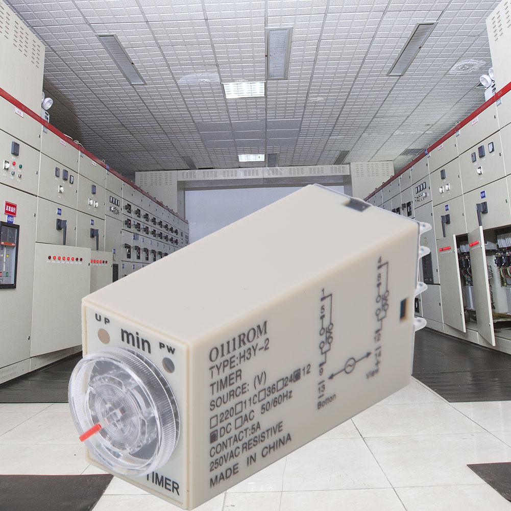 Time Relay H3Y2 8 Pins High Accuracy Home Appliances Electrical Supplies 010 Minutes12VDC