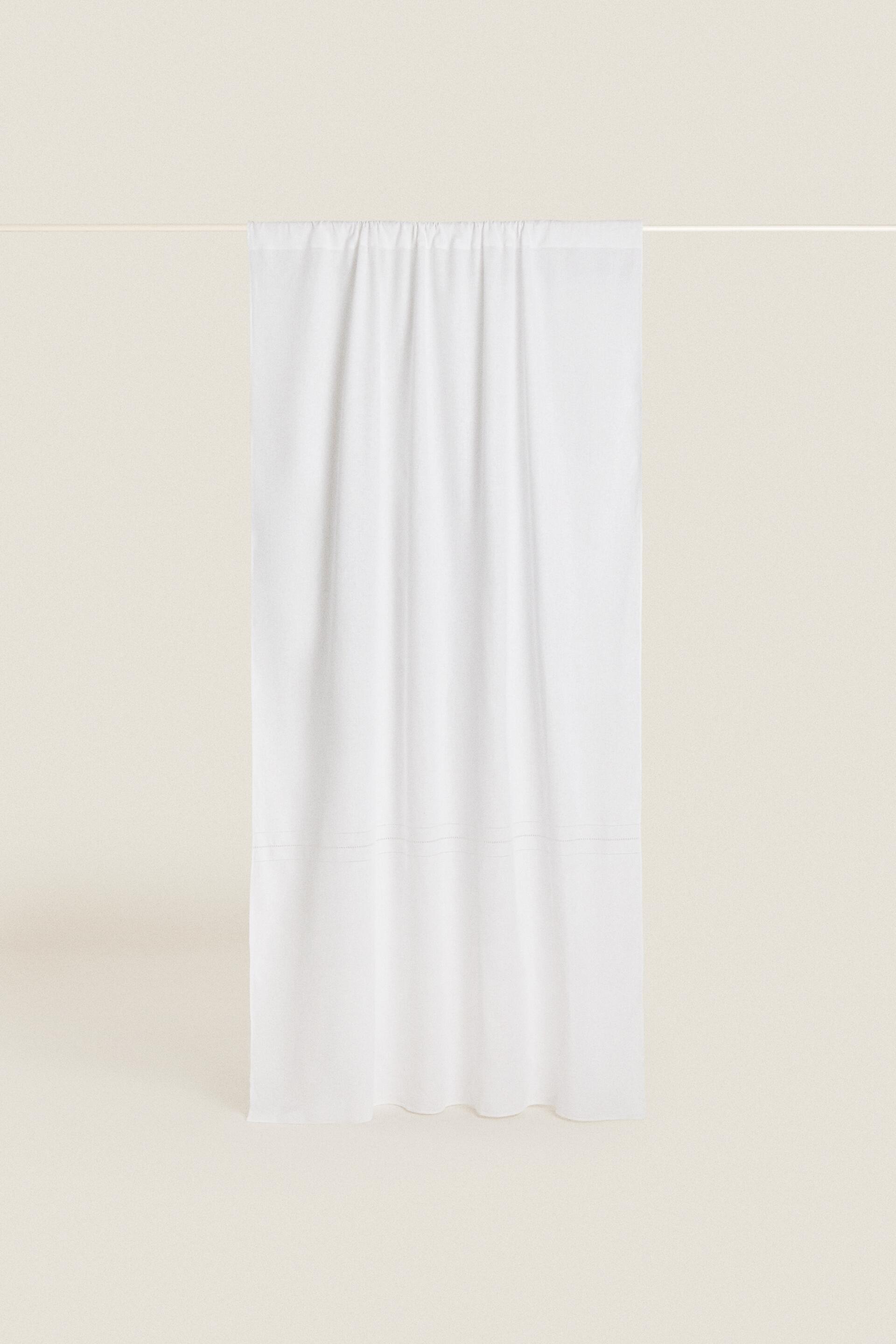 

ЛЬНЯНАЯ ШТОРА С ПОДШИВКОЙ