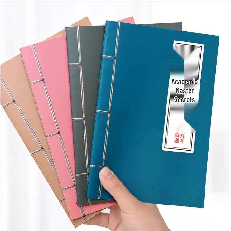 A5 Top Student Retro Wuxia Literatur Notizbuch - Fadenbindung Kreatives Tagebuch im chinesischen Stil