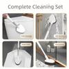 Long Handle Toilet Brush Wall Mounted Bathroom Cleaning Tool Practical Toilet Cleaner  Sweeping Set