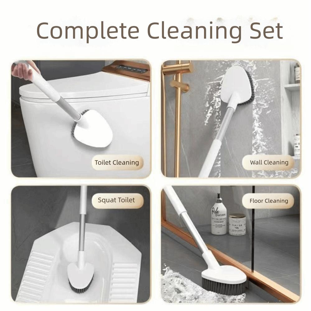 WC štětka s dlouhou rukojetí Nástěnný koupelnový čisticí nástroj Praktický čistič WC Zametací sada