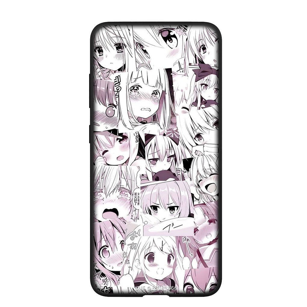 Phone Case for Samsung Galaxy S25 S24 S23 iPhone 16 15 Xiaomi Redmi Note 14 13 12 11 Pro Max OPPO Moto Huawei Wallpaper Waifu Sugoi Ahegao Girl Cover