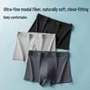 MiiOW Men's Modal Cotton Silk Antibacterial Boxer Briefs 4-Pack