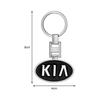 1Pcs Car Emblem LOGO Keychain Key Ring Auto Accessories For Kia Ceed Sorento Sportage Niro Optima Picanto Rio Morning Forte K8