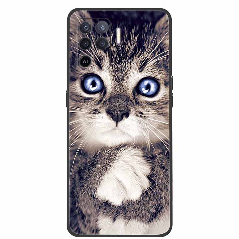 For Coque OPPO Reno5 Lite Case Shockproof Soft silicone TPU Back Cover For Oppo Reno 5Z 5 Lite Phone Case 5Lite CPH2205 Fundas
