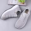 New mesh men's casual sports shoes soft sole lightweight fly-woven running old Beijing cloth shoes