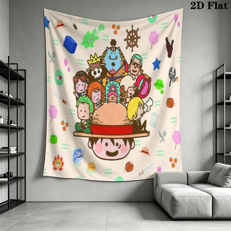 One Piece Wall Tapestry Aesthetic Wall Hanging Printed Fabric Blanket Decorative Tapestries For Bedroom Living Room Home Decor