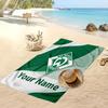 Werder Bremen FC Personalized Printed Beach Towel Soccer Logo Support Custom Name Text Absorbent Towel For Sport Travel Special Gift