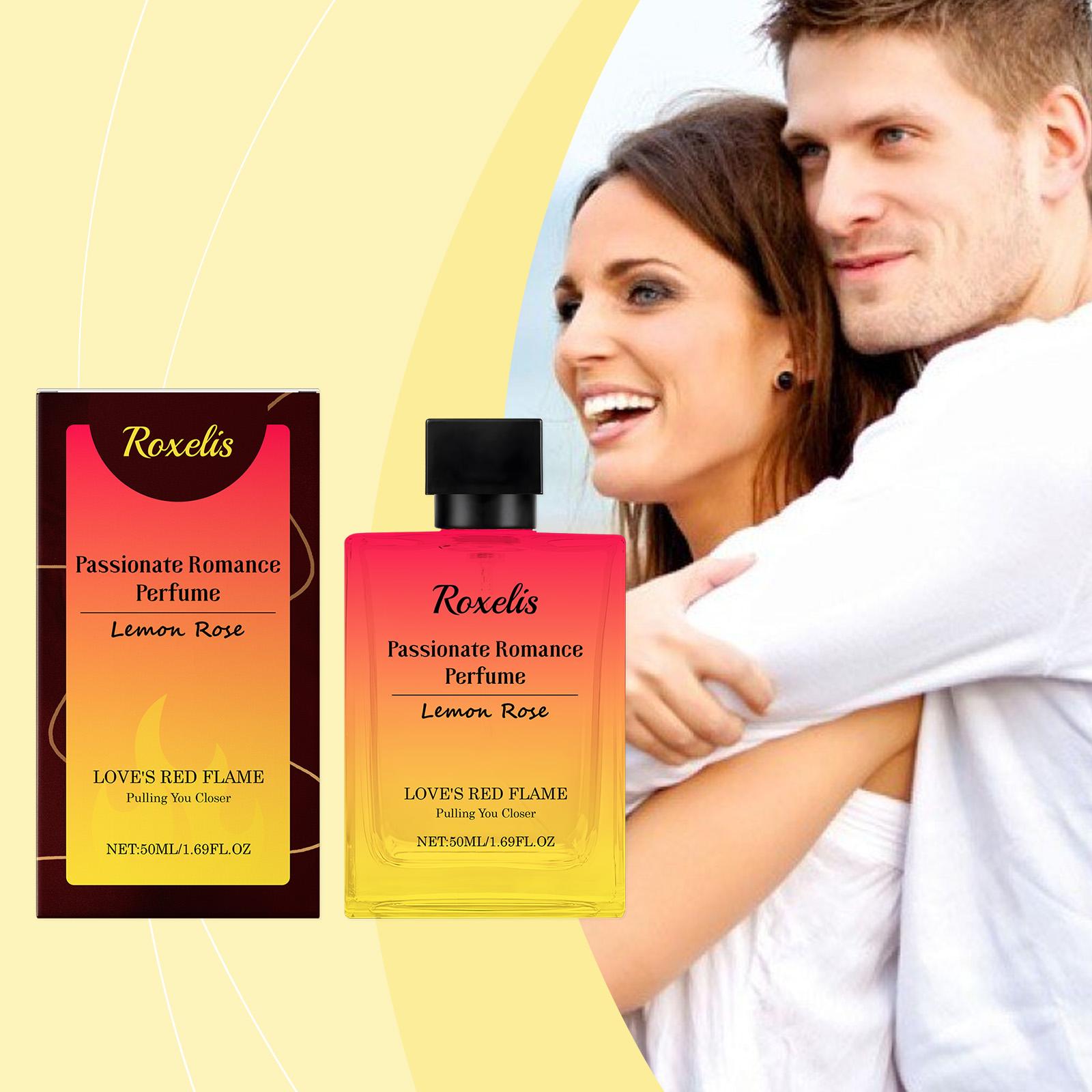 Christmas Lemon Rose Romantic Perfume - A Fresh Blend of Floral Scents with Soft, Sweet Rose and Lemon Charming Romantic Choice. 50ml