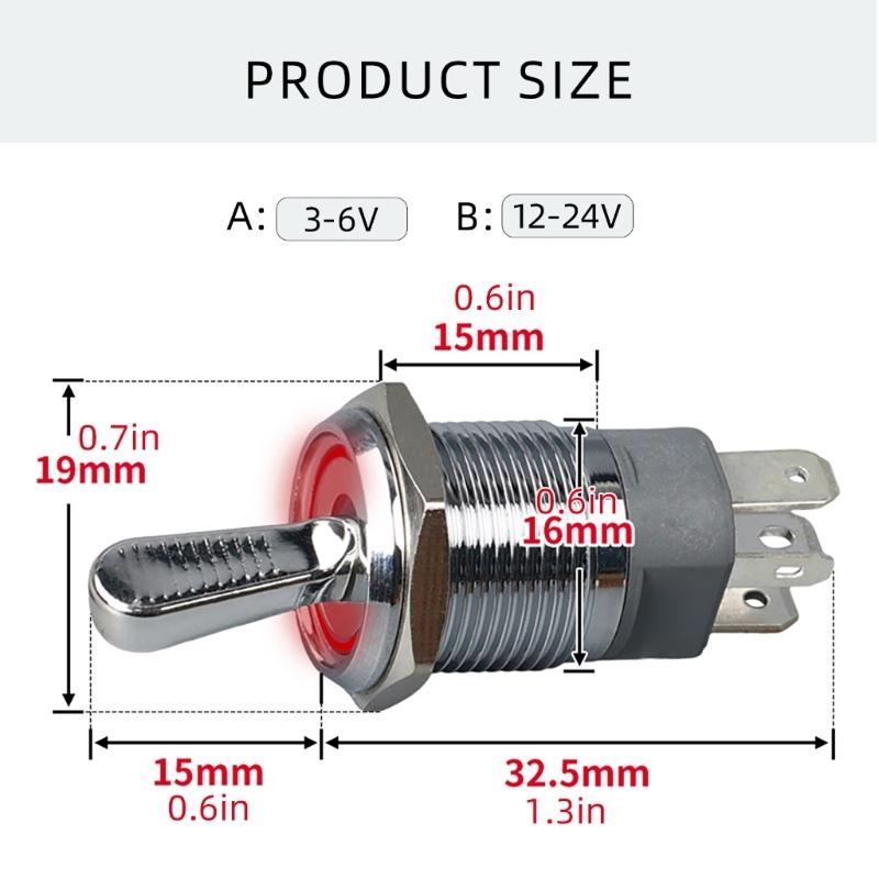 Oxidized Metal Toggle Switches Offering Two Model and LED Lighting Suitable For Engineers And Hobbyists Daily Use
