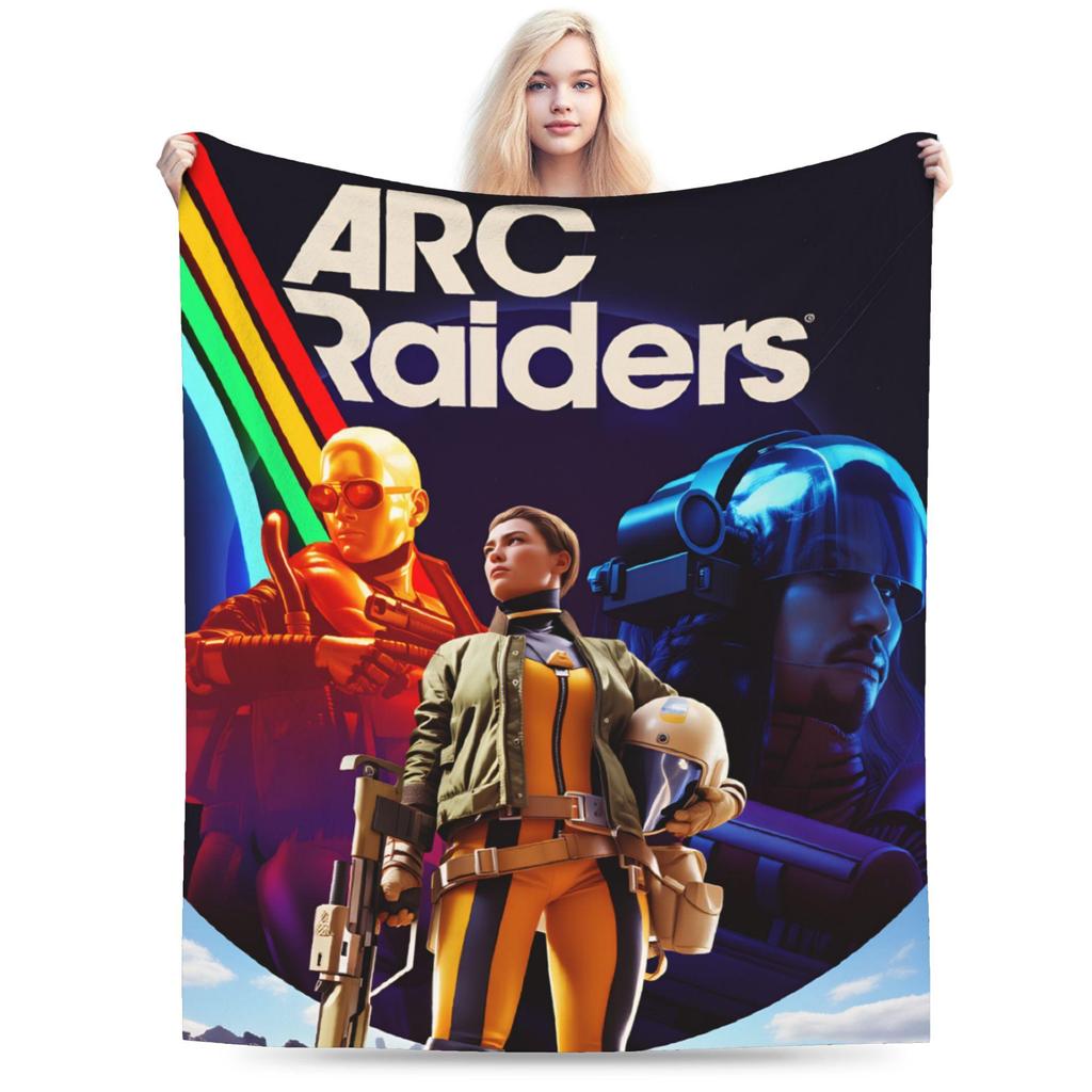 Arc Raiders Blanket Quality Warm Soft Throw Blanket Winter Students Home Decor Street Trend Bedspread