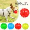Squeaky Dog Chewing Sound Ball Toy Safe Teeth Cleaning Interactive Puppy Chew Toy Balls Dog Training Toys Pet Supplies for Boredom Relief Dental Care