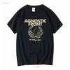 Agnostic Front T Shirt My Life Way Hardcore Punk Rock Band TE2760 Long or Short Sleeves Vintage Washed Streetwear Breathable