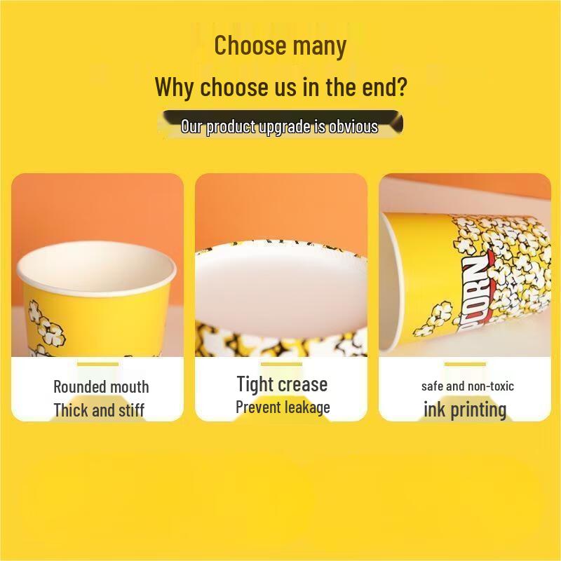 Disposable Popcorn Buckets