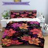 3pcs Floral Pattern Bedding Set, Breathable and Soft, Suitable for All Seasons, Ideal for Home Use, Suitable for Bedroom Decor 21157