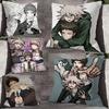 Nagito Hajime Komahina Throw Pillow Case For 55cm 40cm 45cm 50cm 30cm Square Office Cushion Cover