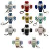 Creative Six Sided Decompression Mechanical Keyboard Key Toy Key Chain For Adults Anti Stress Finger Games Toys
