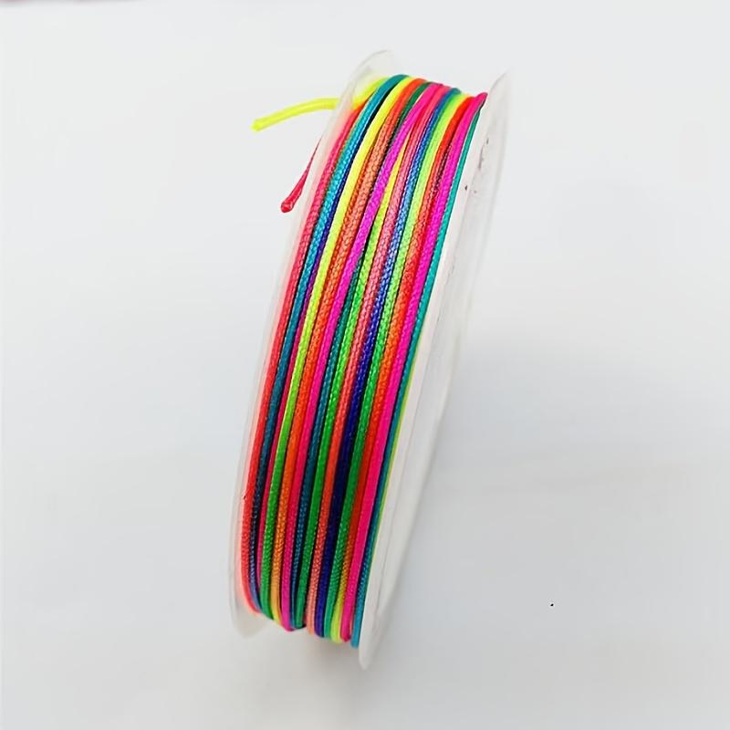 

Растягивающаяся прочная радужная эластичная веревка 0,8 мм на 9,97 метра 0.8mm*9.97meter