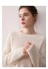 New Autumn/Winter Women's Cashmere Knit Pullover - Loose Fit, Slimming Round Neck