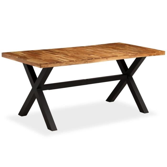 VidaXL Table de salle à manger Bois d'acacia et manguier 180x90x76 cm